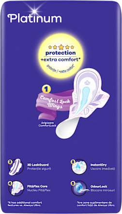 Platinum vložky s křidélky normal  always