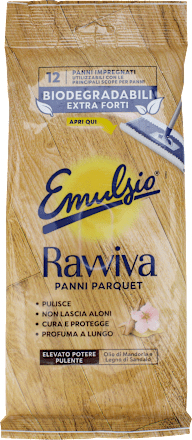 Ravviva panni parquet con olio di mandorla e legno di sandalo Emulsio