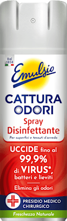 Spray igienizzante freschezza naturale Cattura Odori Emulsio