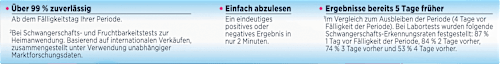 Schwangerschaftstest Triple Check Frühe Erkennung 3 Tests Clearblue