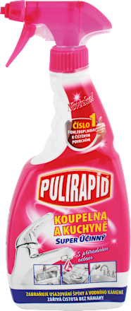 Čistiaci prostriedok Kúpeľňa a kuchyňa s octom Pulirapid