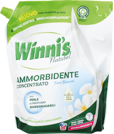 Ecoricarica ammorbidente concentrato fiori bianchi Winni´s Naturel