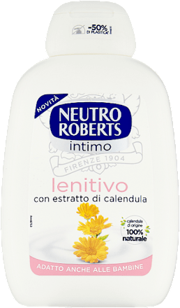 Detergente intimo lenitivo con estratto di calendula NEUTRO ROBERTS