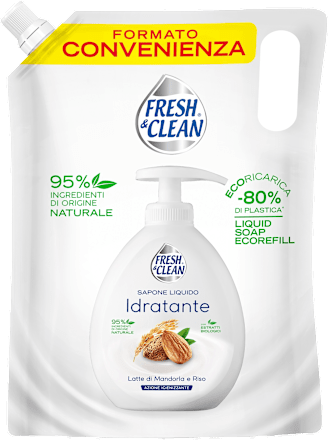 Ricarica sapone liquido idratante FRESH & CLEAN