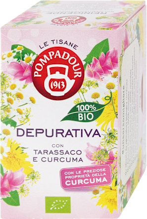Tisana depurativa con tarassaco e curcuma POMPADOUR