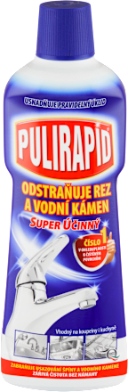 čisticí prostředek na rez a vodní kámen Pulirapid