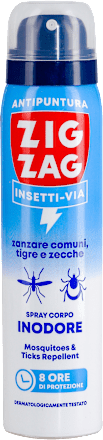 insetti via! repelent sprej protiv komaraca i krpelja bez mirisa Zig Zag