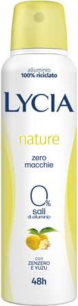 Deodorante spray nature con zenzero e yuzu LYCIA