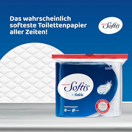 Toilettenpapier 4-lagig (4x100 Blatt) Softis