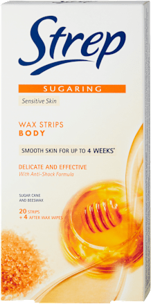 voskové pásky na tělo Sugaring Strep