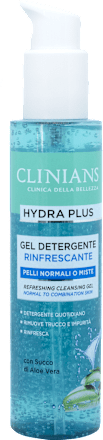 Gel detergente rinfrescante Hydra Plus CLINIANS