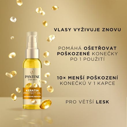 olej na vlasy Keratin Protect PANTENE PRO-V