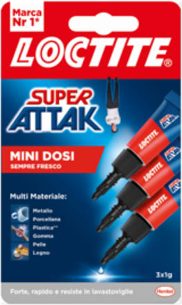 Super Attack mini dosi sempre fresco Loctite