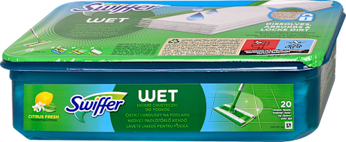 Влажни кърпи за под Цитрус Swiffer