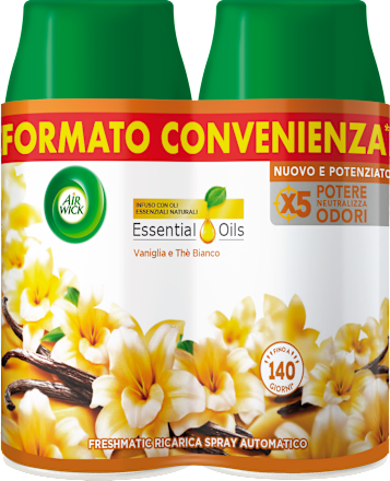 Ricariche spray Freshmatic Vaniglia e thè bianco AIR WICK