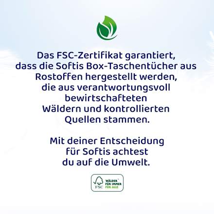 Taschentücher Box 4-lagig Softis