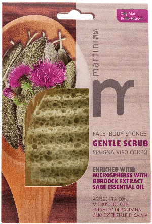 Spugna detergente viso e corpo assortita martini SPA