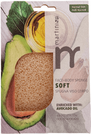 Spugna detergente viso e corpo assortita martini SPA