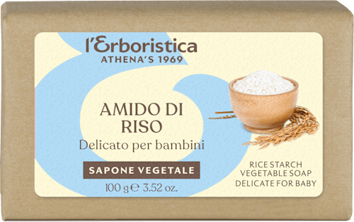 Sapone solido amido di riso L'ERBORISTICA