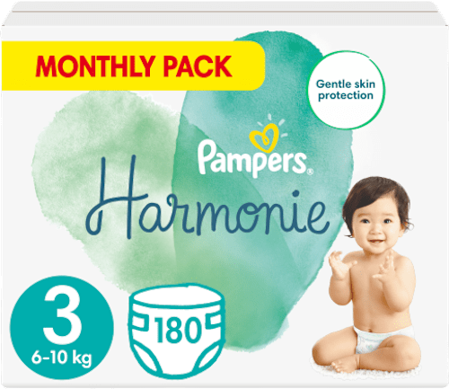 Plenice velikost 3 - mesečno pakiranje (6-10 kg) Pampers Harmonie