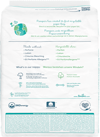 Windeln Gr. 4 (9-14 kg) Pampers Harmonie