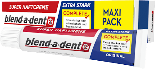 Haftcreme Complete Original extra stark blend-a-dent