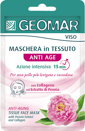 Maschera in tessuto anti-age azione intensiva GEOMAR