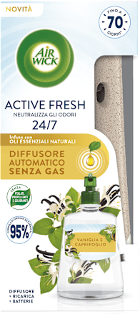 Diffusore automatico senza gas Active Fresh Vaniglia e caprifoglio AIR WICK