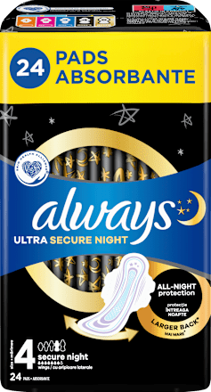 Ultra Secure Night higijenski ulošci always