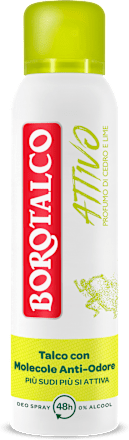 Deodorante spray Attivo cedro e lime BOROTALCO