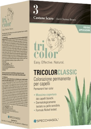 Tricolor boja za kosu – 3 Dark Chestnut Brown SPECCHIASOL