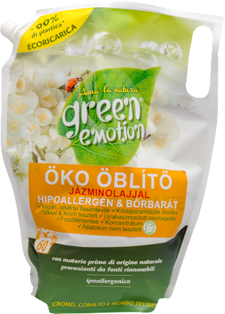 Öko öblítő hipoallergén és bőrbarát, jázminolajjal Green emotion