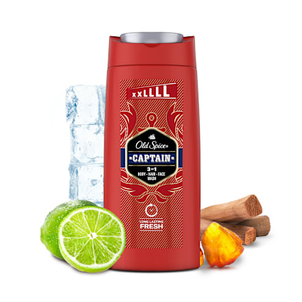 sprchový gel Captain 3 v 1 Old Spice
