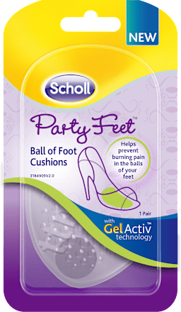 Cuscinetti in gel Party Feet Ultra Slim  Scholl