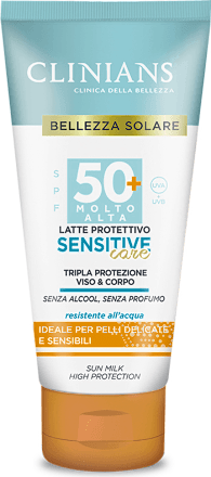 Latte solare protettivo Sensitive SPF50+ CLINIANS