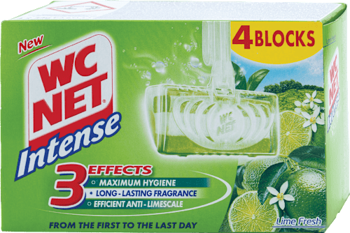 Intense 3 Effects čvrsti osvježivač za wc školjku - Citrus WC NET