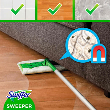 Štartovacia súprava mopu na suché aj mokré čistenie Dry + Wet Kit Swiffer