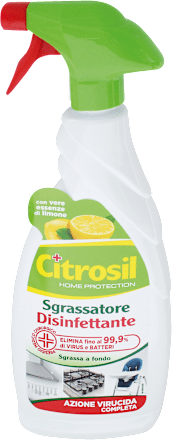 Spray sgrassatore disinfettante al limone Citrosil HOME PROTECTION