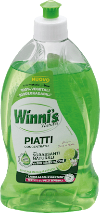Detersivo piatti concentrato lime e fiori di mela Winni´s Naturel