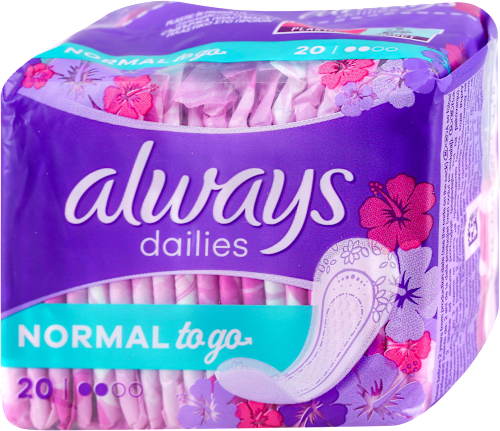Absorbante Dailies Normal To Go always