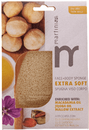 Spugna detergente viso e corpo assortita martini SPA