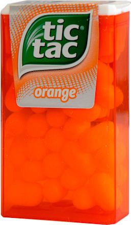 Orange bombone tic tac