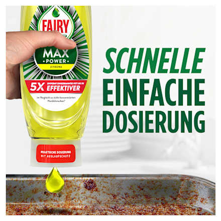 Spülmittel Max Power Zitrone Fairy