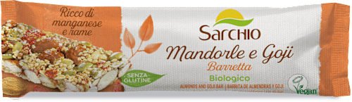 Barretta mandorle e goji Sarchio