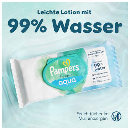 Feuchttücher aqua Pampers Harmonie