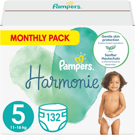 Plenice velikost 5 - mesečno pakiranje (11-16 kg) Pampers Harmonie
