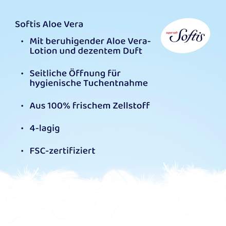 Taschentücher super-soft Aloe Vera (15x9 St) Softis
