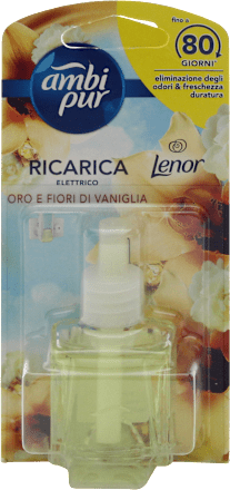 Ricarica per diffusore elettrico - Oro e Fiori di Vaniglia ambi pur