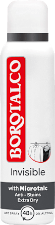 Deodorant spray Invisible Borotalco