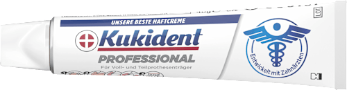 Haftcreme Professional für Zahnprothesen Kukident